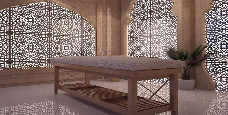 Hotel La Cigale Tabarka Exterior foto A massage table