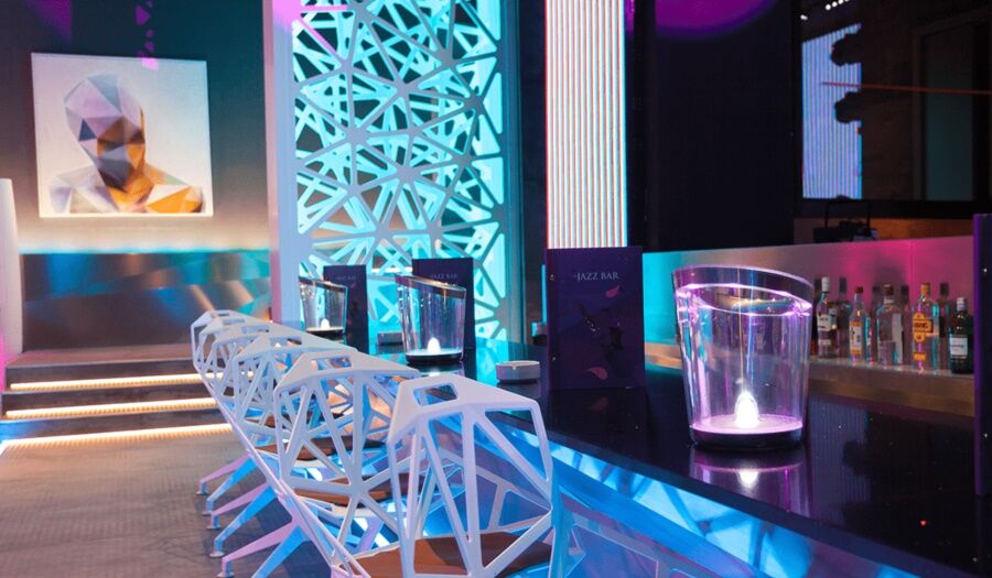 Hotel La Cigale Tabarka Exterior foto The bar at the nightclub